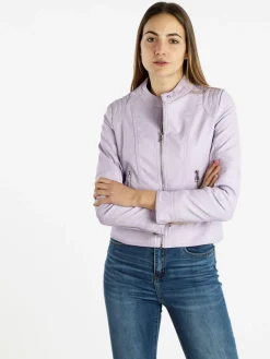 Solada Giacca in ecopelle da donna