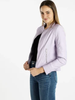 Solada Giacca in ecopelle da donna