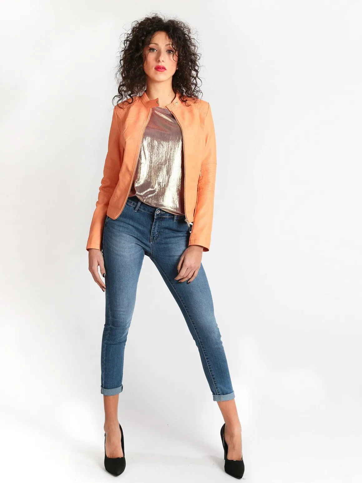 Solada Giacca in ecopelle donna