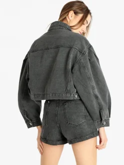 Solada Giacca in jeans donna oversize