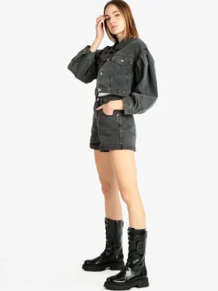 Solada Giacca in jeans donna oversize