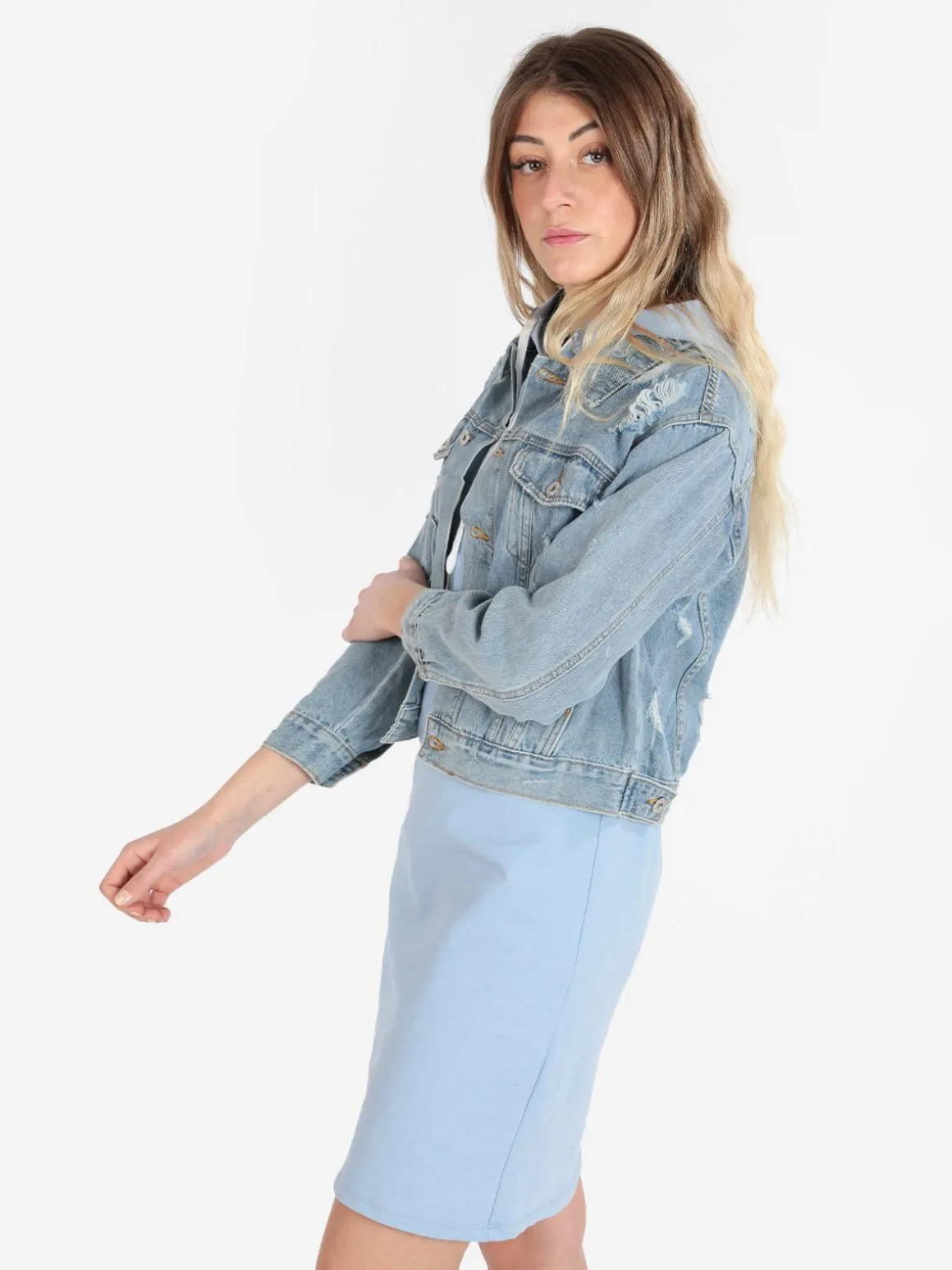 Solada Giacca in jeans oversize donna