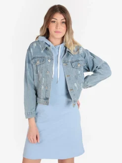 Solada Giacca in jeans oversize donna