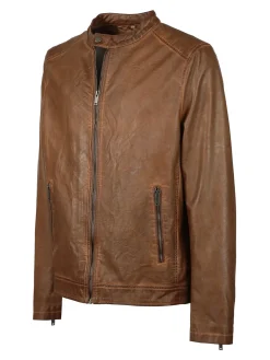 Solada Giacca uomo in ecopelle effetto vintage