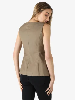 Solada Gilet donna con bottoni - khaki