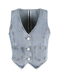 Solada Gilet donna in jeans
