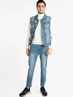 Solada Gilet in jeans da uomo