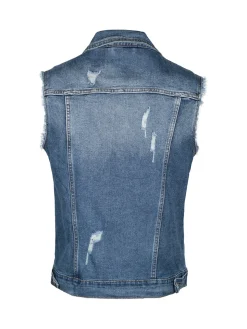 Solada Gilet in jeans da uomo