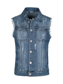 Solada Gilet in jeans da uomo
