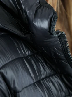 Solada Giubbino donna 100 grammi reversibile con cappuccio - nero