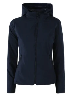 Solada Giubbino donna 100 grammi reversibile con cappuccio - blu scuro