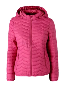 Solada Giubbino donna 100 grammi con cappuccio e zip - fucsia