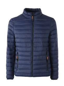 Solada Giubbino 100 grammi da uomo con zip - blu scuro