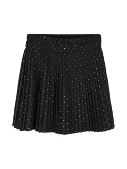 Solada Gonna corta da bambina plissettata con strass