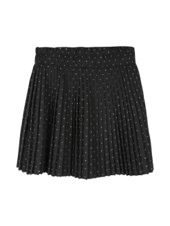 Solada Gonna corta da bambina plissettata con strass