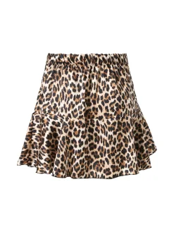 Solada Gonna corta da donna con stampa animalier - multicolore