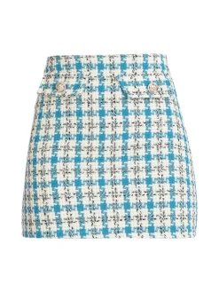Solada Gonna corta in tweed donna
