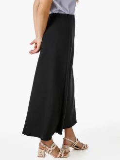 Solada Gonna lunga da donna con elastico in vita - nero