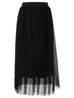 Solada Gonna midi da donna in tulle - verde