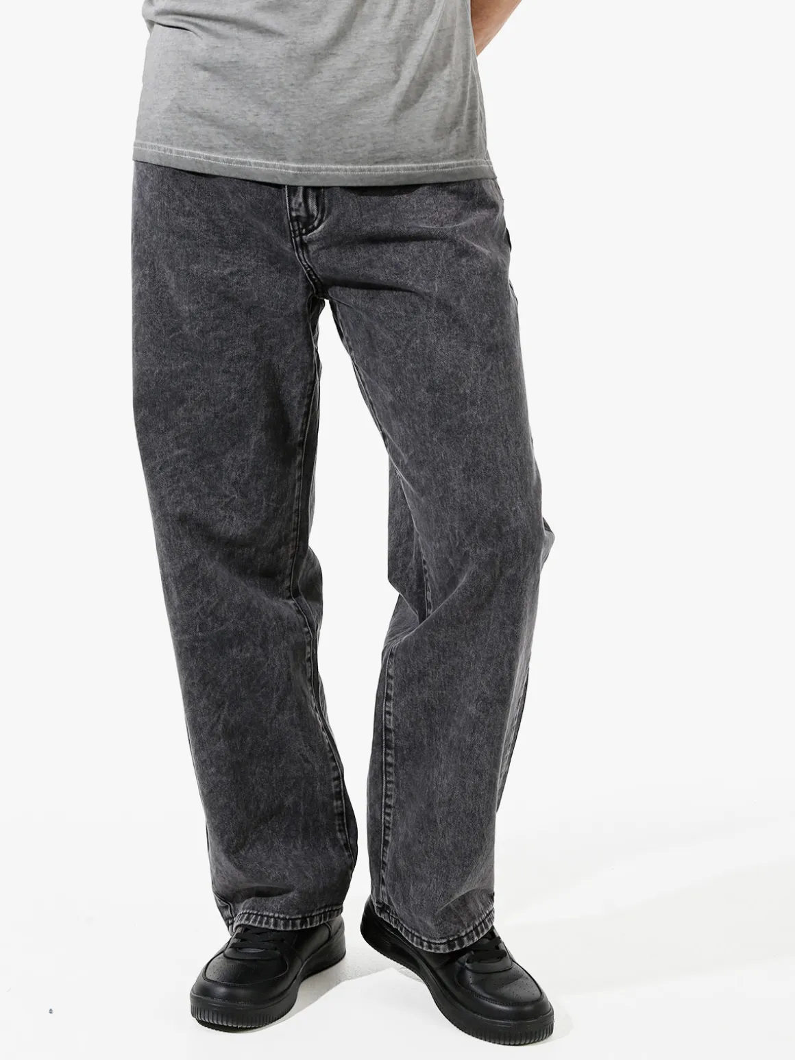 Solada Jeans baggy da uomo - nero