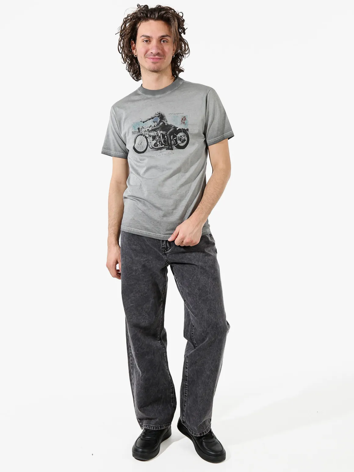 Solada Jeans baggy da uomo - nero