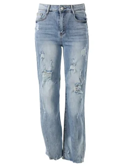 Solada Jeans balloon da donna con strappi - jeans