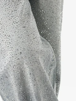 Solada Jeans donna a gamba larga con strass - jeans