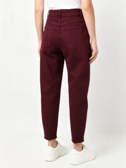 Solada Jeans donna balloon - bordeaux