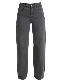 Solada Jeans donna mom fit - grigio scuro