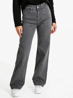 Solada Jeans donna mom fit - grigio scuro