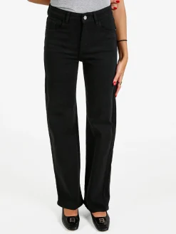 Solada Jeans donna mom fit - nero