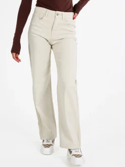 Solada Jeans donna mom fit - panna