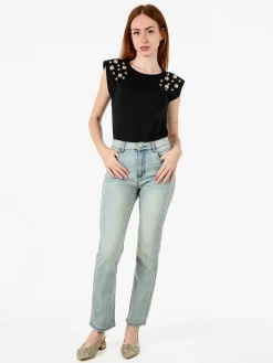 Solada Jeans donna regular fit a gamba dritta - jeans