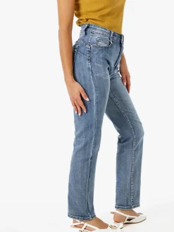 Solada Jeans donna slim fit a gamba dritta - jeans
