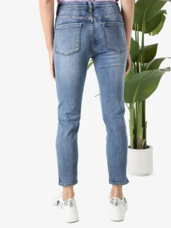 Solada Jeans donna slim fit con punto luce sul finale - jeans