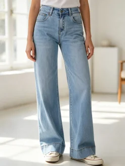 Solada Jeans donna wide leg - jeans