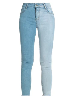 Solada Jeans skinny donna bicolor