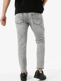 Solada Jeans strappati da uomo slim fit - grigio