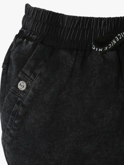 Solada Jeggings donna con coulisse taglie grandi - nero
