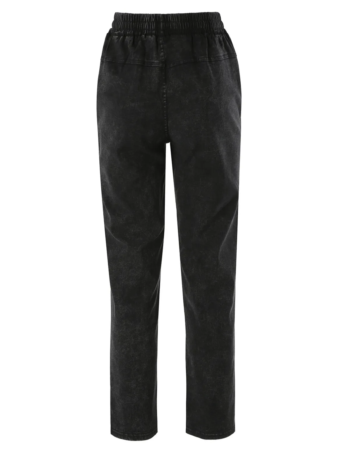 Solada Jeggings donna con coulisse taglie grandi - nero