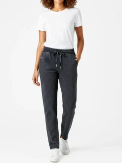 Solada Jeggings donna con coulisse taglie grandi - blu