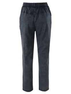 Solada Jeggings donna con coulisse taglie grandi - blu