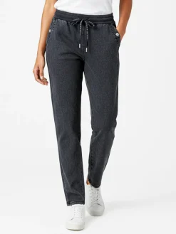 Solada Jeggings donna con coulisse taglie grandi - blu