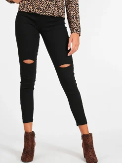 Solada Leggings donna con strappi