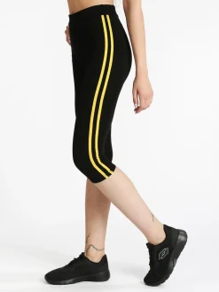 Solada Leggings sportivi 3/4 con strisce laterali