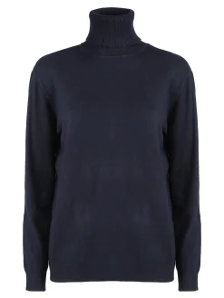 Solada Maglia dolcevita da donna - blu scuro