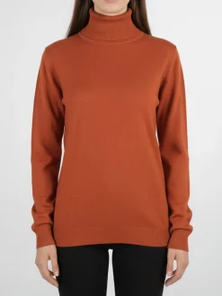 Solada Maglia dolcevita da donna - arancione