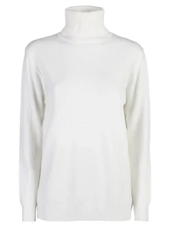 Solada Maglia dolcevita da donna - bianco