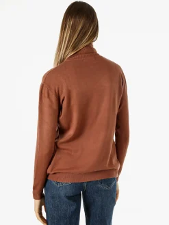 Solada Maglia dolcevita da donna - cuoio