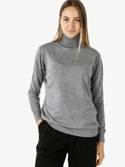 Solada Maglia dolcevita da donna - grigio